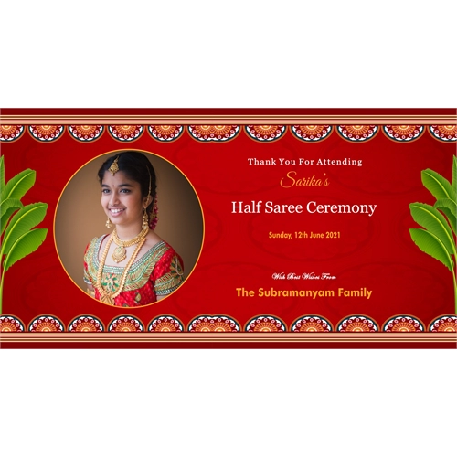 Half Saree Return Gift Box 12 S + 1 L Compartment